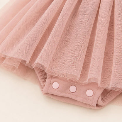 Blush Puff Sleeve Romper
