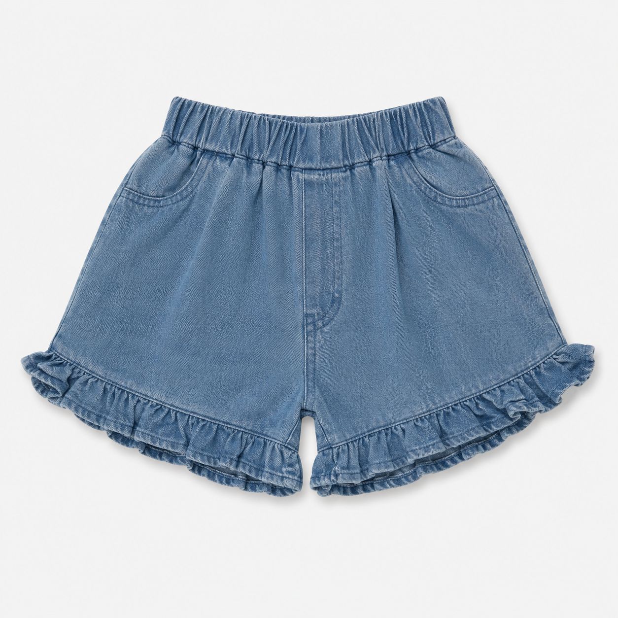 Soft Edge Denim Shorts