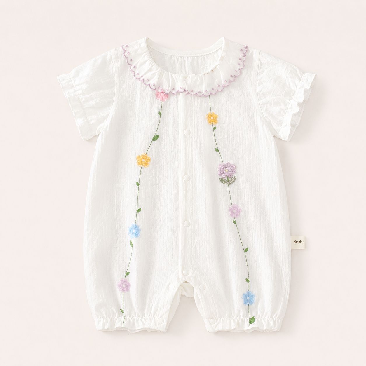 Blossom Collar Romper