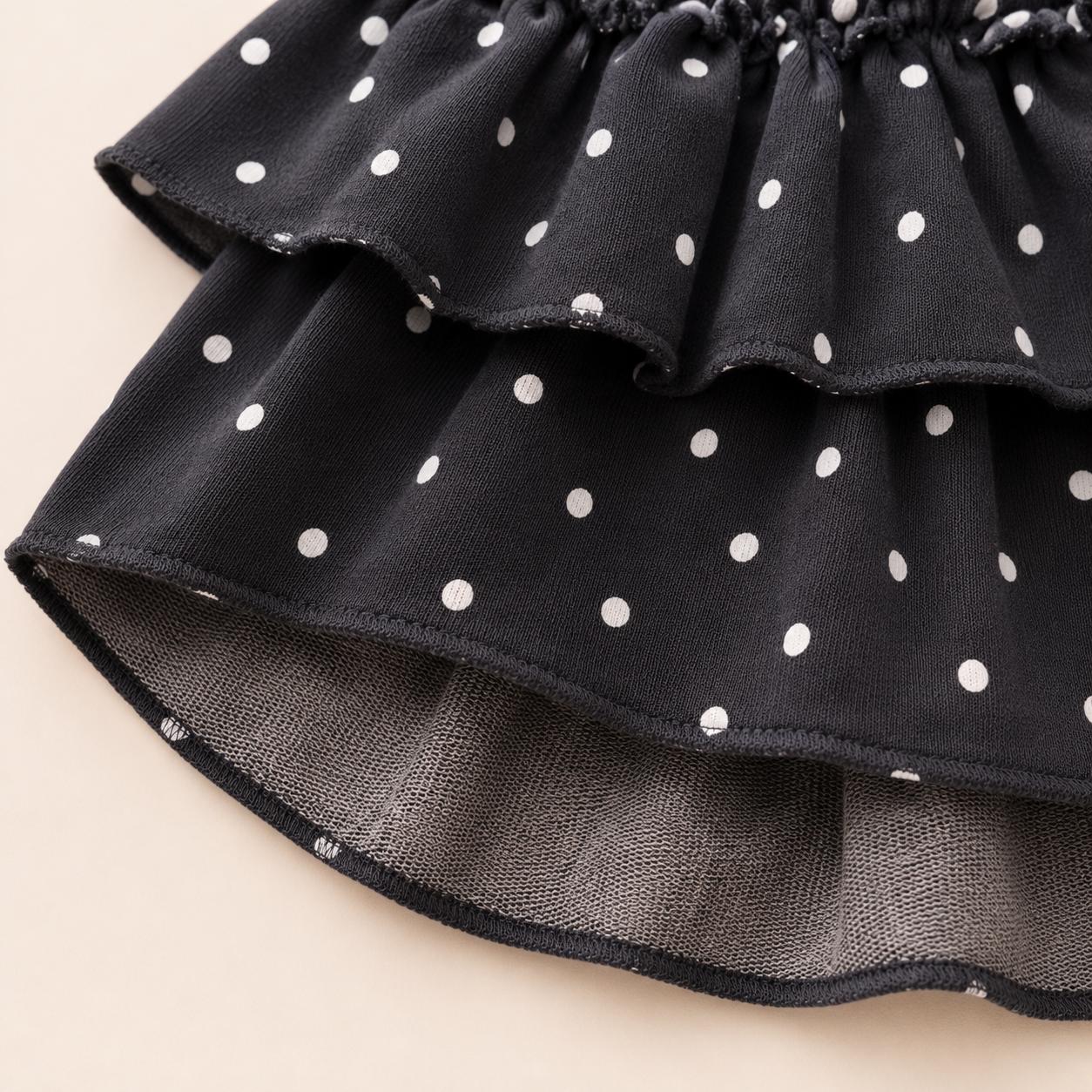 Polka Ruffle Skirt Shorts