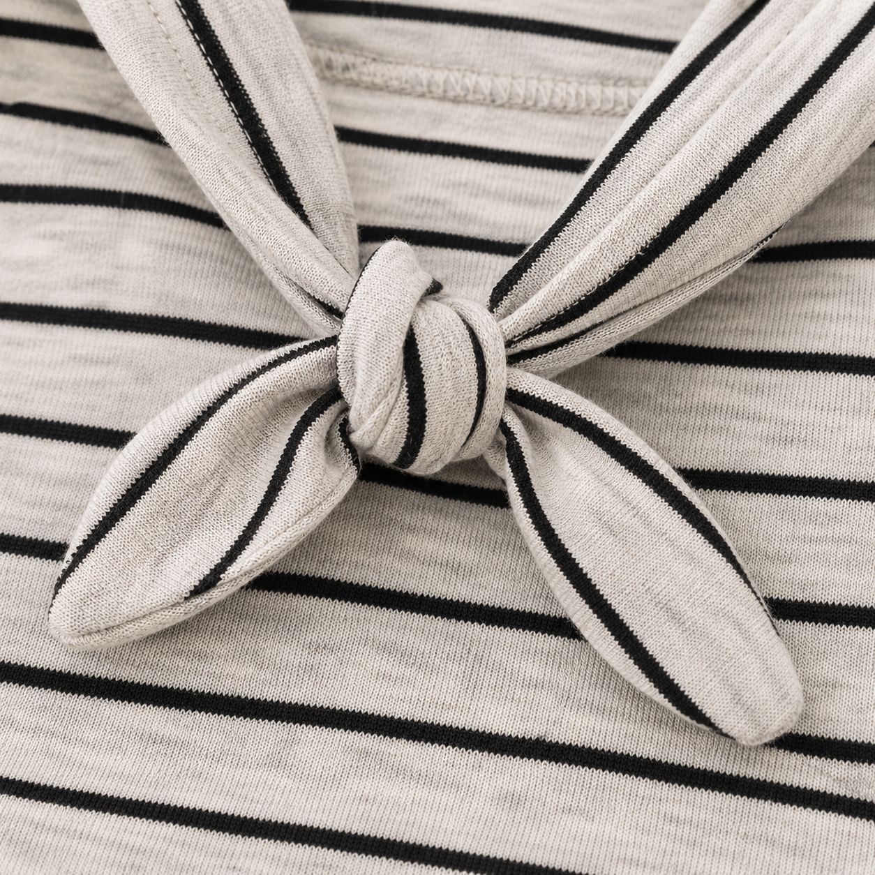 Stripe Collar Two Piece Set