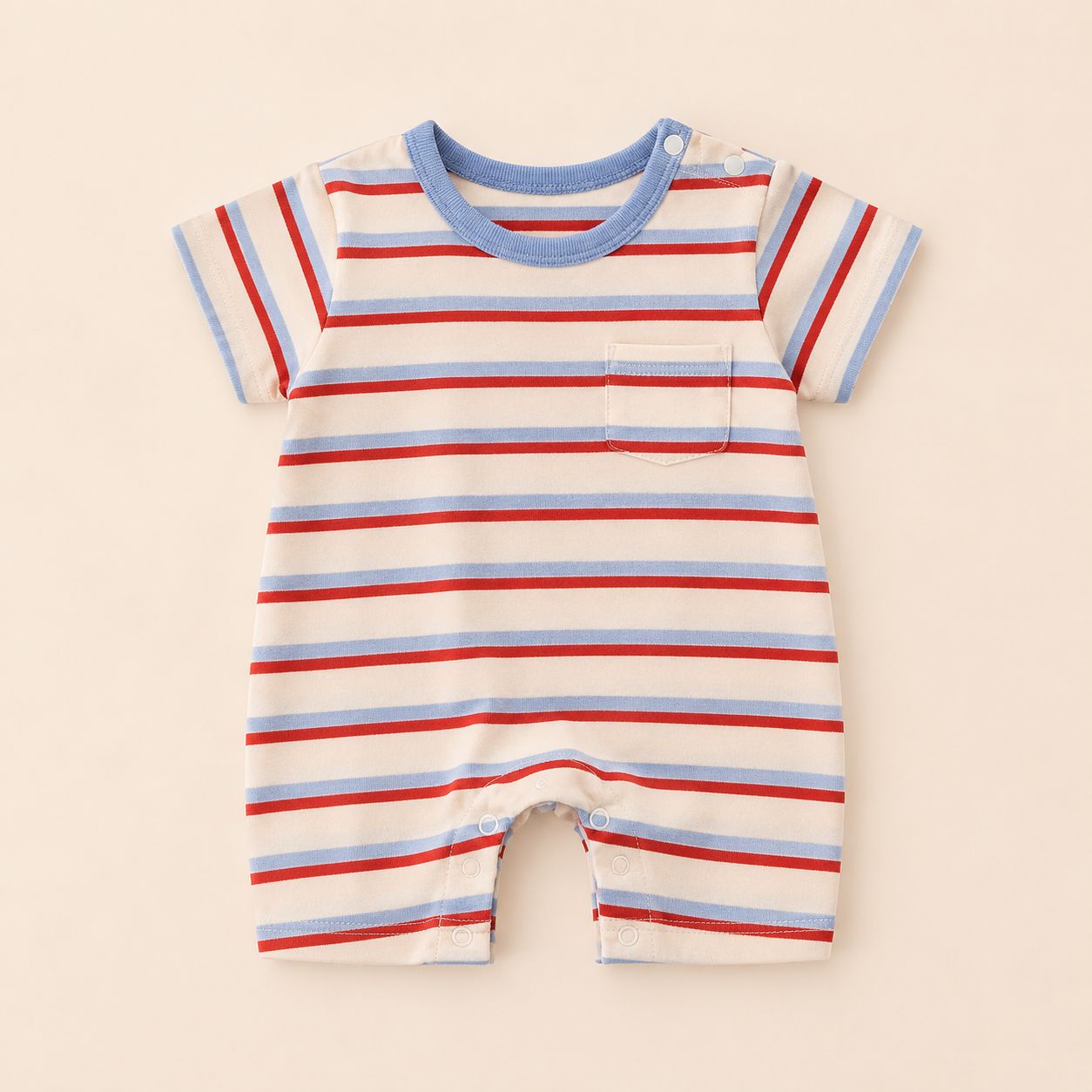 Stripe Short Romper