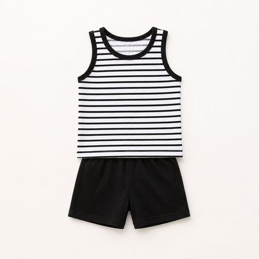Striped Tank Two Piece Set