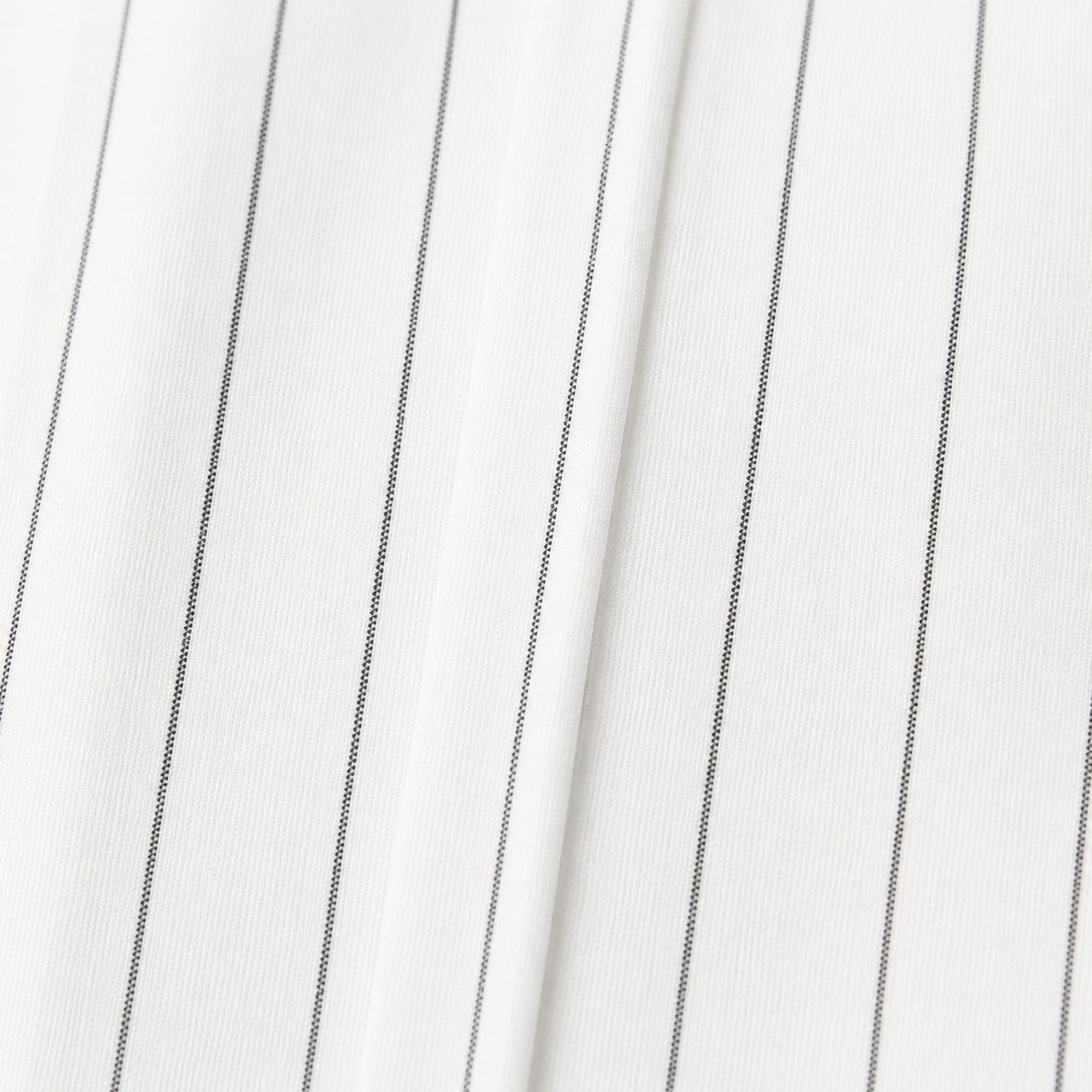 White Stripe Straight Pants