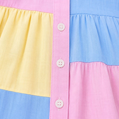 Pastel Patchwork Dress
