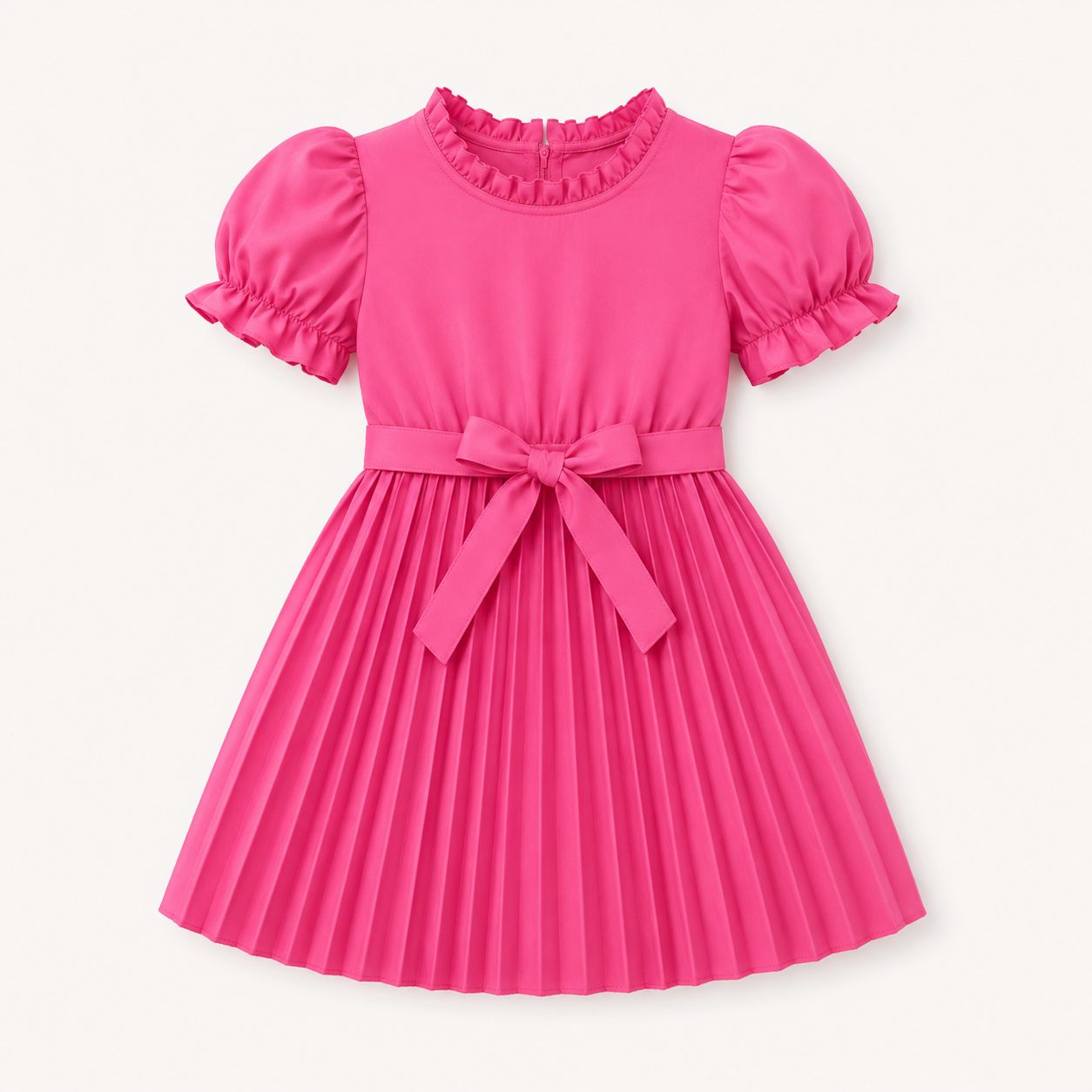 Blush Pleated Dress