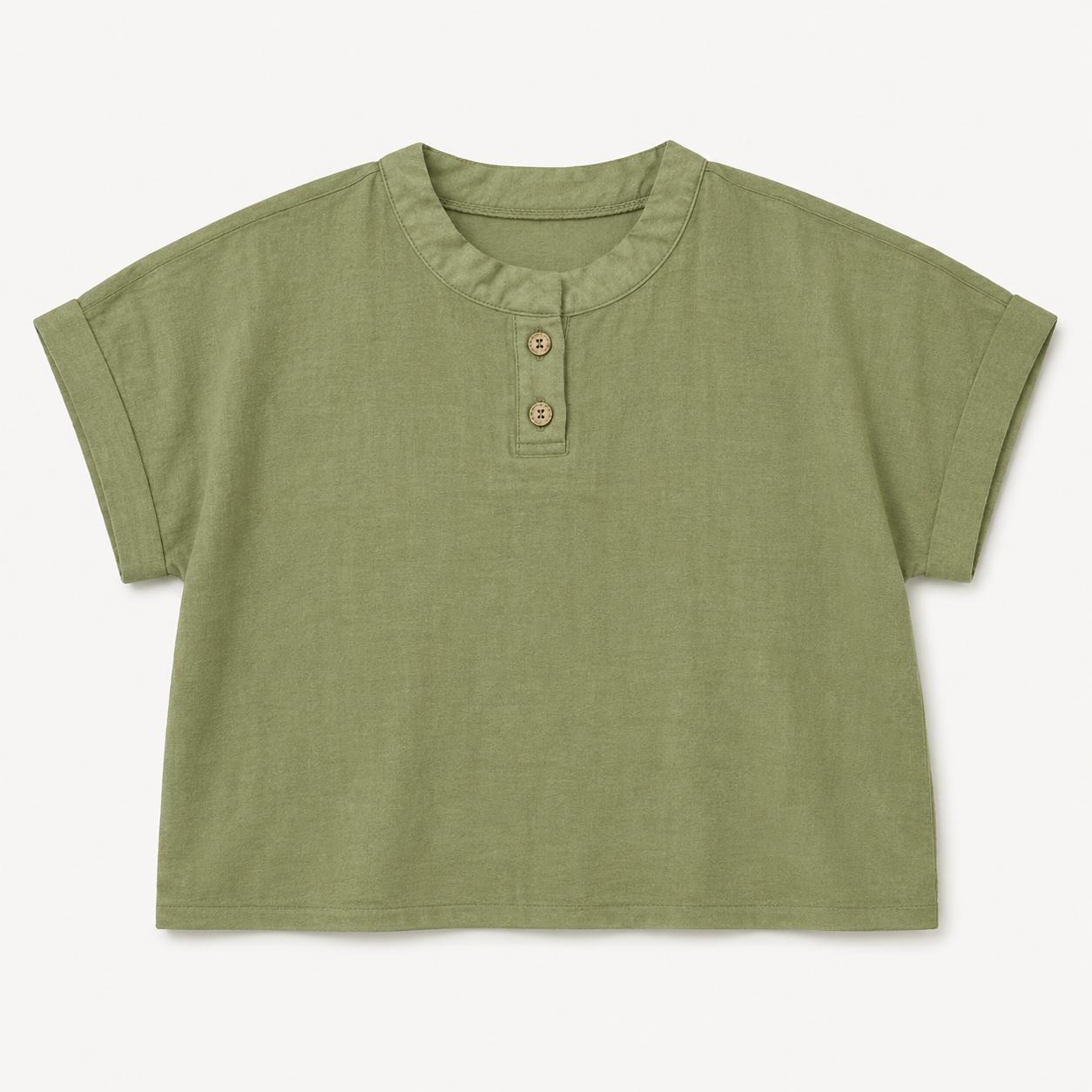 Casual Button Tee