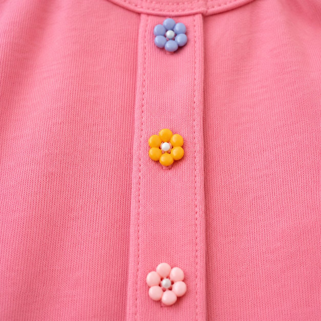 Flower Button Tee