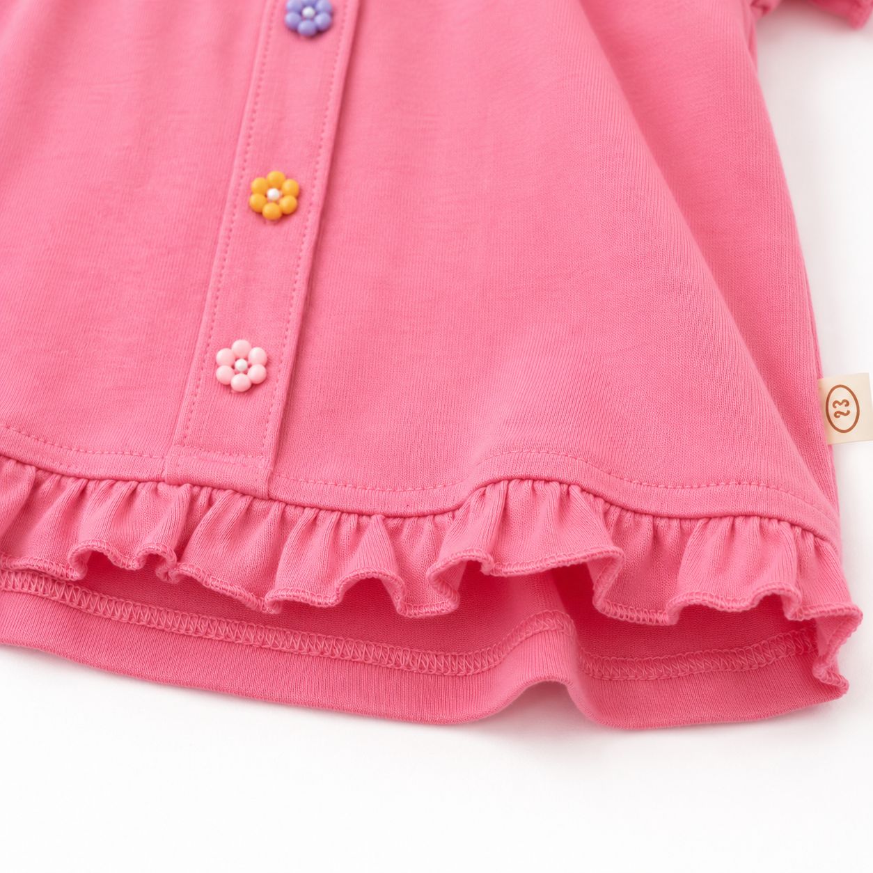 Flower Button Tee
