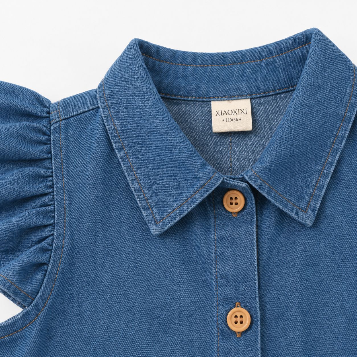Denim Button Dress