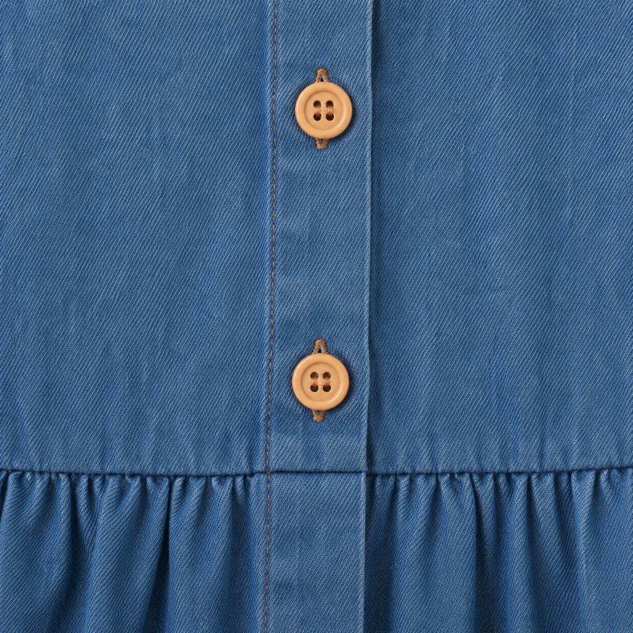 Denim Button Dress