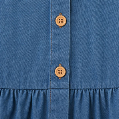 Denim Button Dress