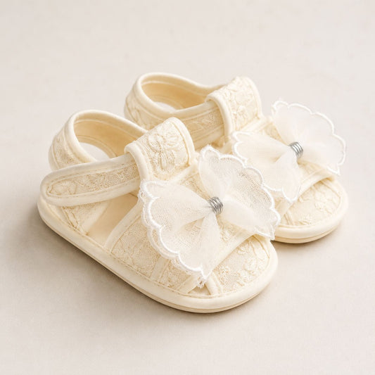 Lace Bow Sandals