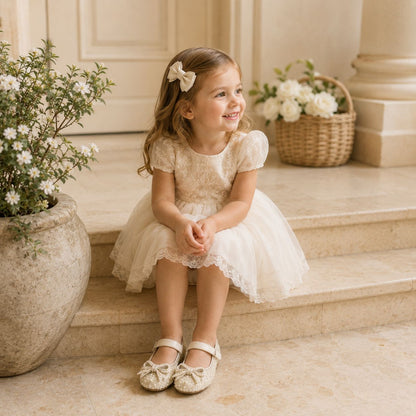 Pearl Bow Shoes
