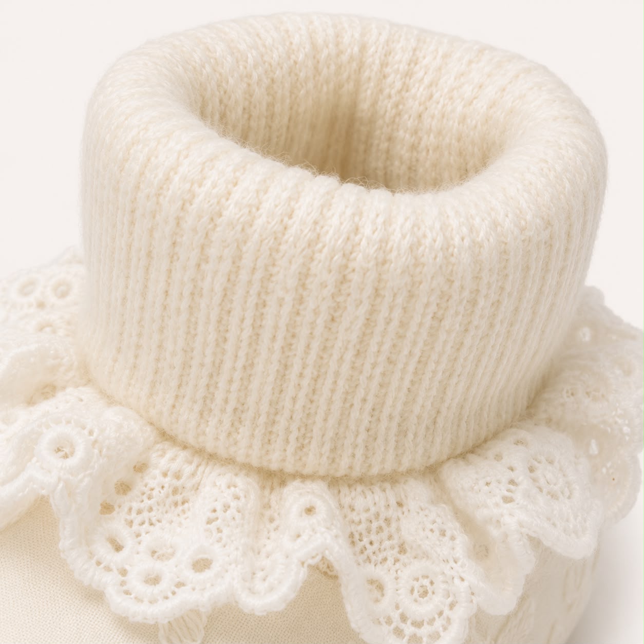 Lace Cuff Booties