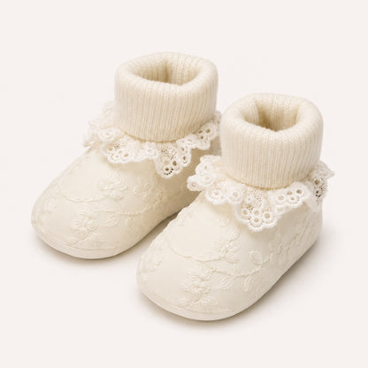 Lace Cuff Booties