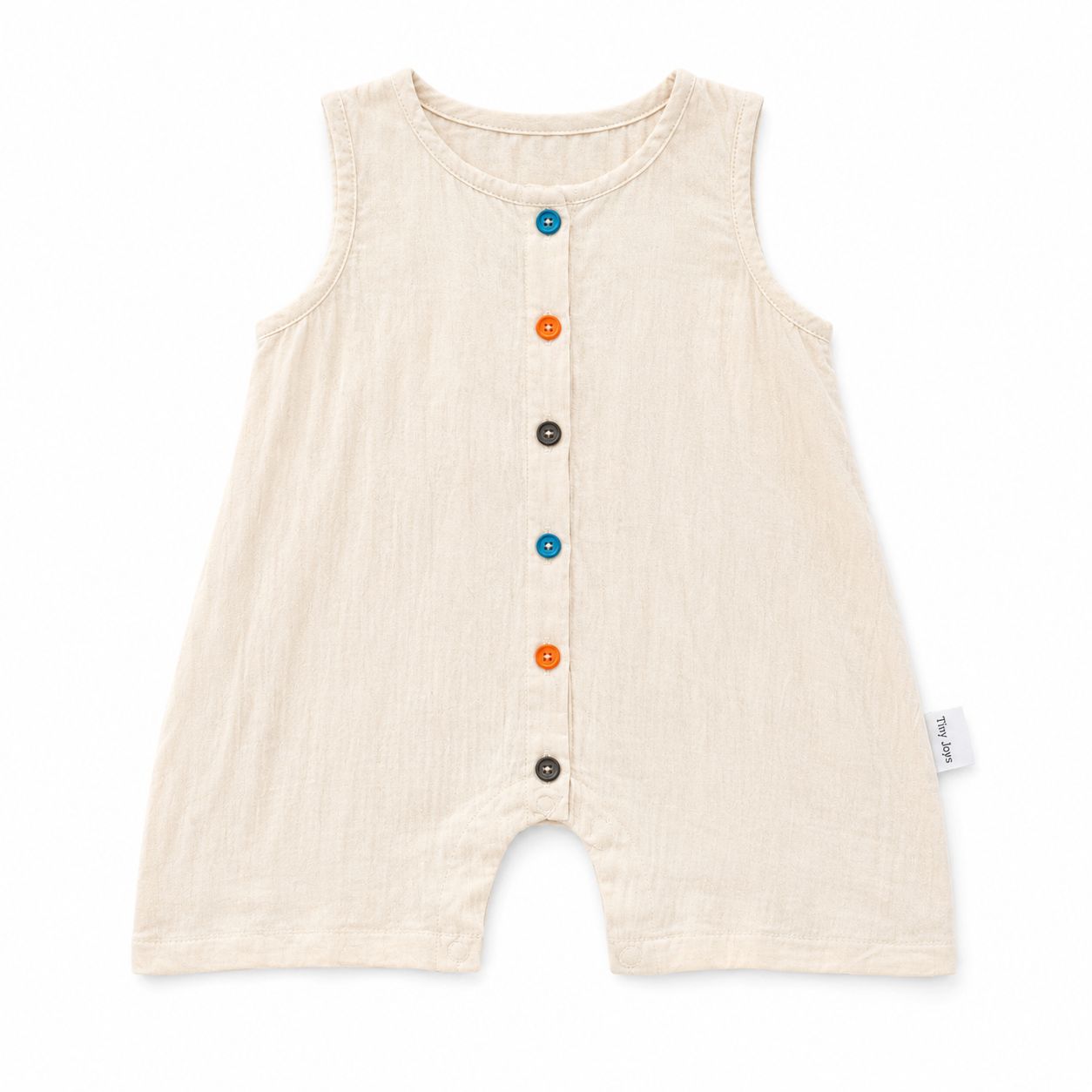 Sleeveless Cotton Romper