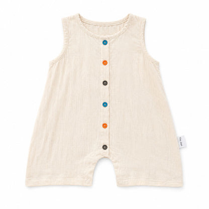 Sleeveless Cotton Romper