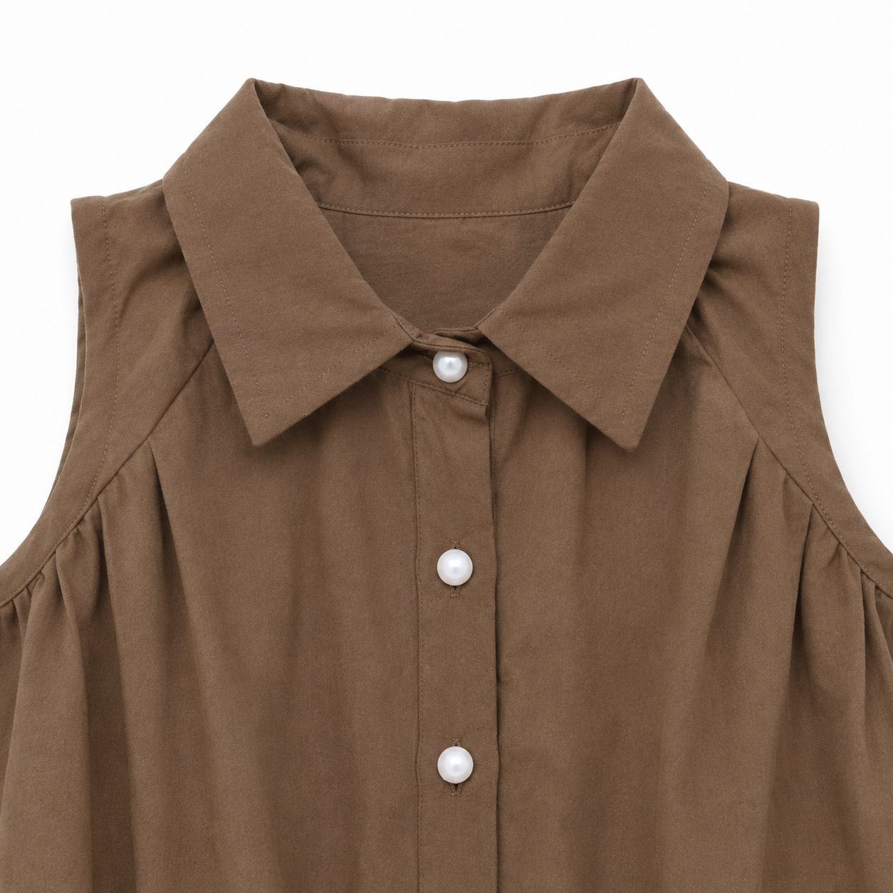 Button Front Shorts Set