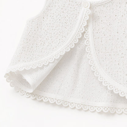 Lace Trim Shorts Set