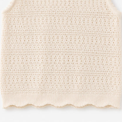 Sleeveless Knit Top and Pants Set