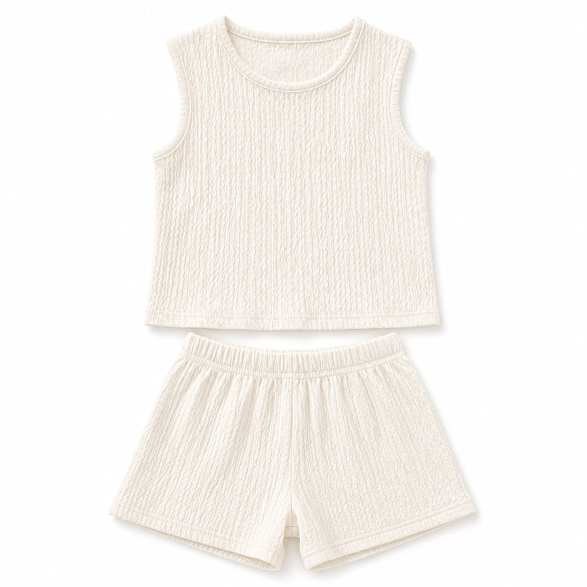 Cotton Tank Shorts Set