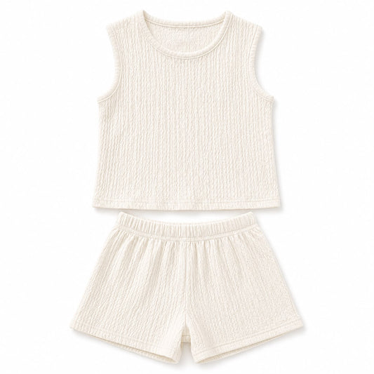 Cotton Tank Shorts Set