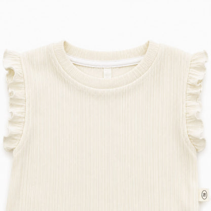 Knitted Frill Top and Shorts Set