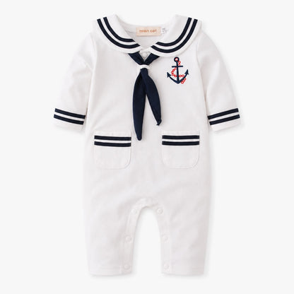 Sailor Collar Baby Romper