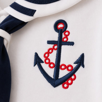 Sailor Collar Baby Romper