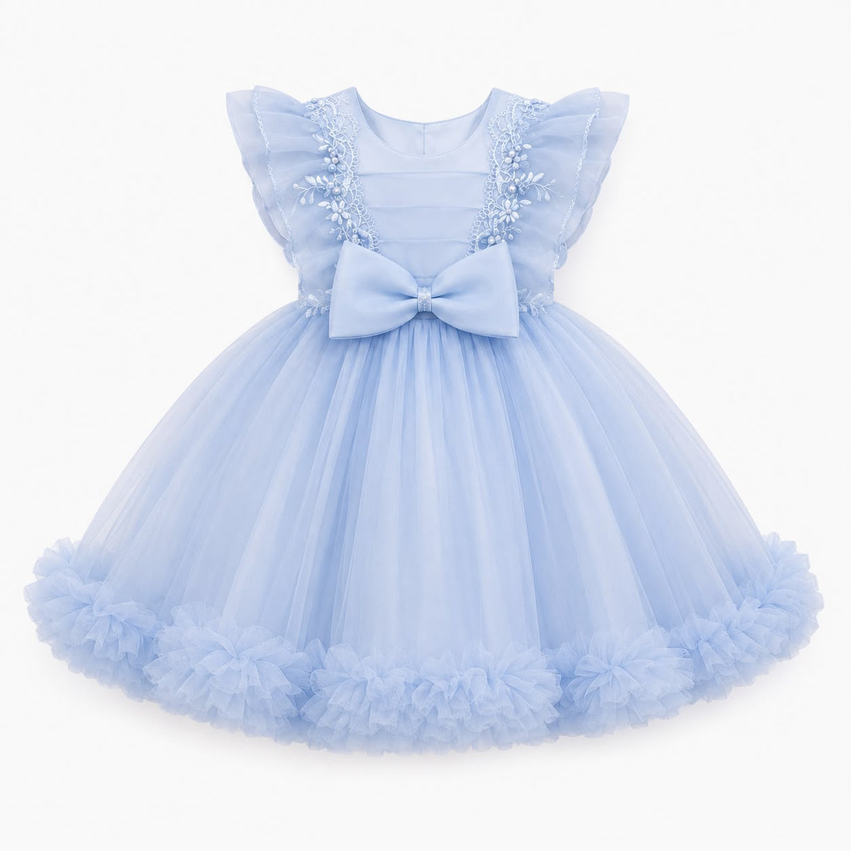 Bow Tulle Party Dress