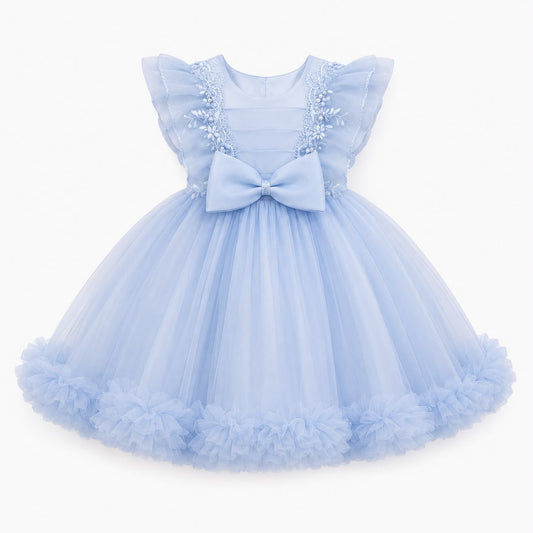 Bow Tulle Party Dress