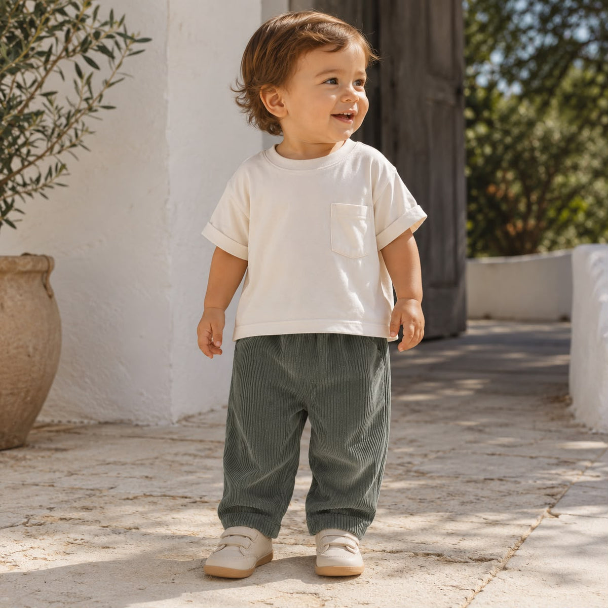 Corduroy Pull On Pants