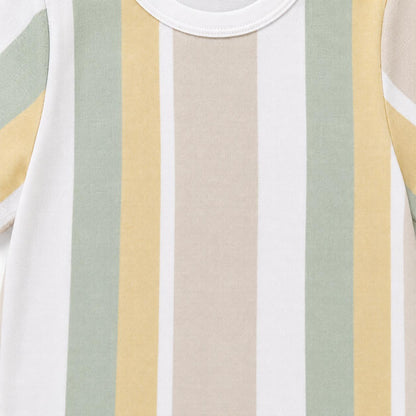 Striped T Shirt and Shorts Set