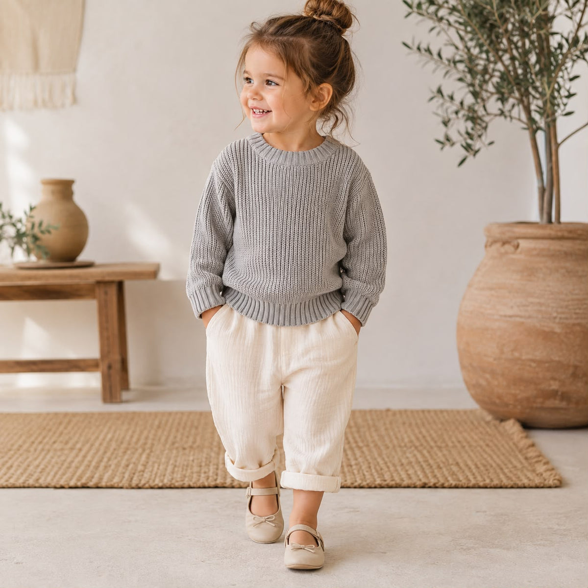 Toddler Knit Pullover Sweater