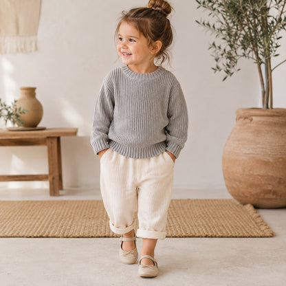 Toddler Knit Pullover Sweater