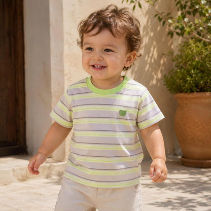 Little Bear Stripe Tee