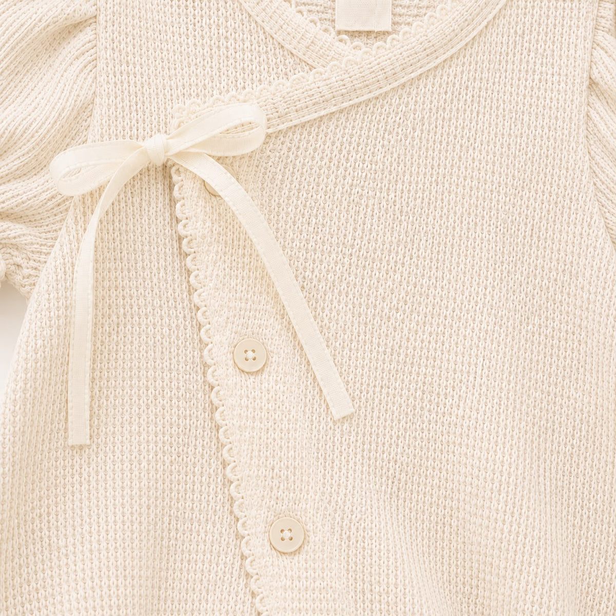 Bow Front Bubble Romper