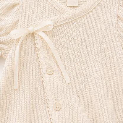 Bow Front Bubble Romper