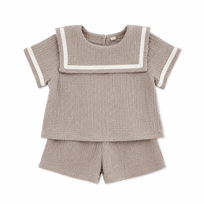 Baby Sailor Top and Shorts Set