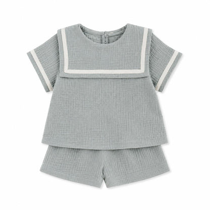 Baby Sailor Top and Shorts Set