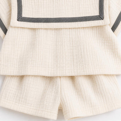 Baby Sailor Top and Shorts Set