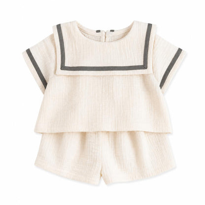 Baby Sailor Top and Shorts Set
