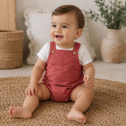 Baby Cotton Overall Romper