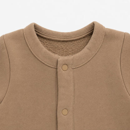 Soft Fleece Button Cardigan