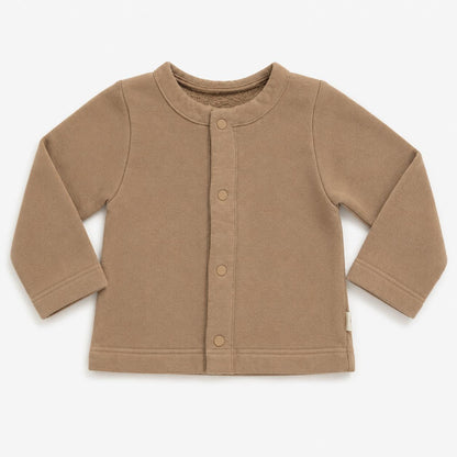 Soft Fleece Button Cardigan