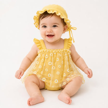 Baby Daisy Tulle Romper