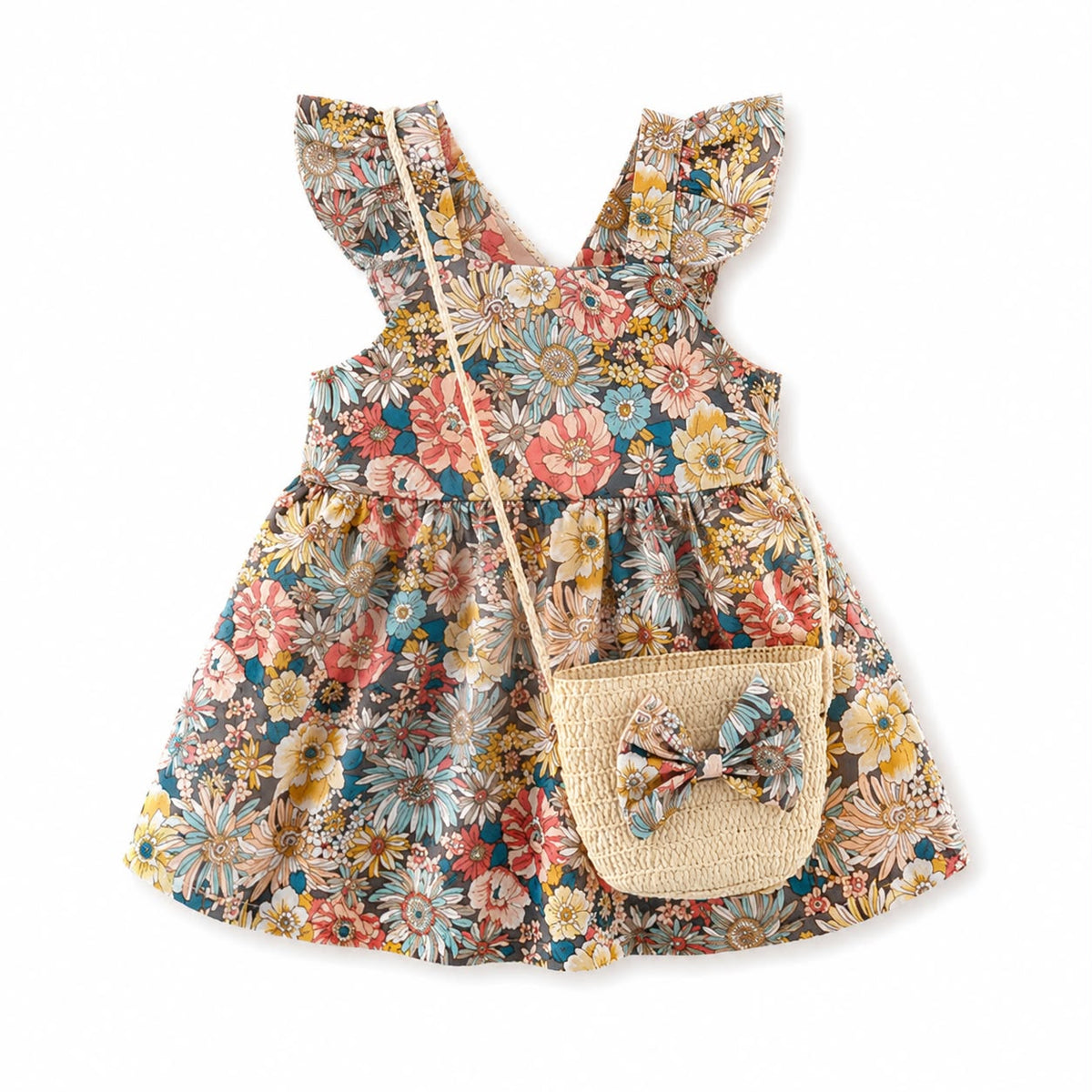 Print Puff Sleeve Dress