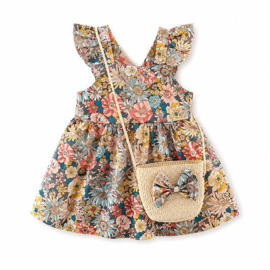 Print Puff Sleeve Dress