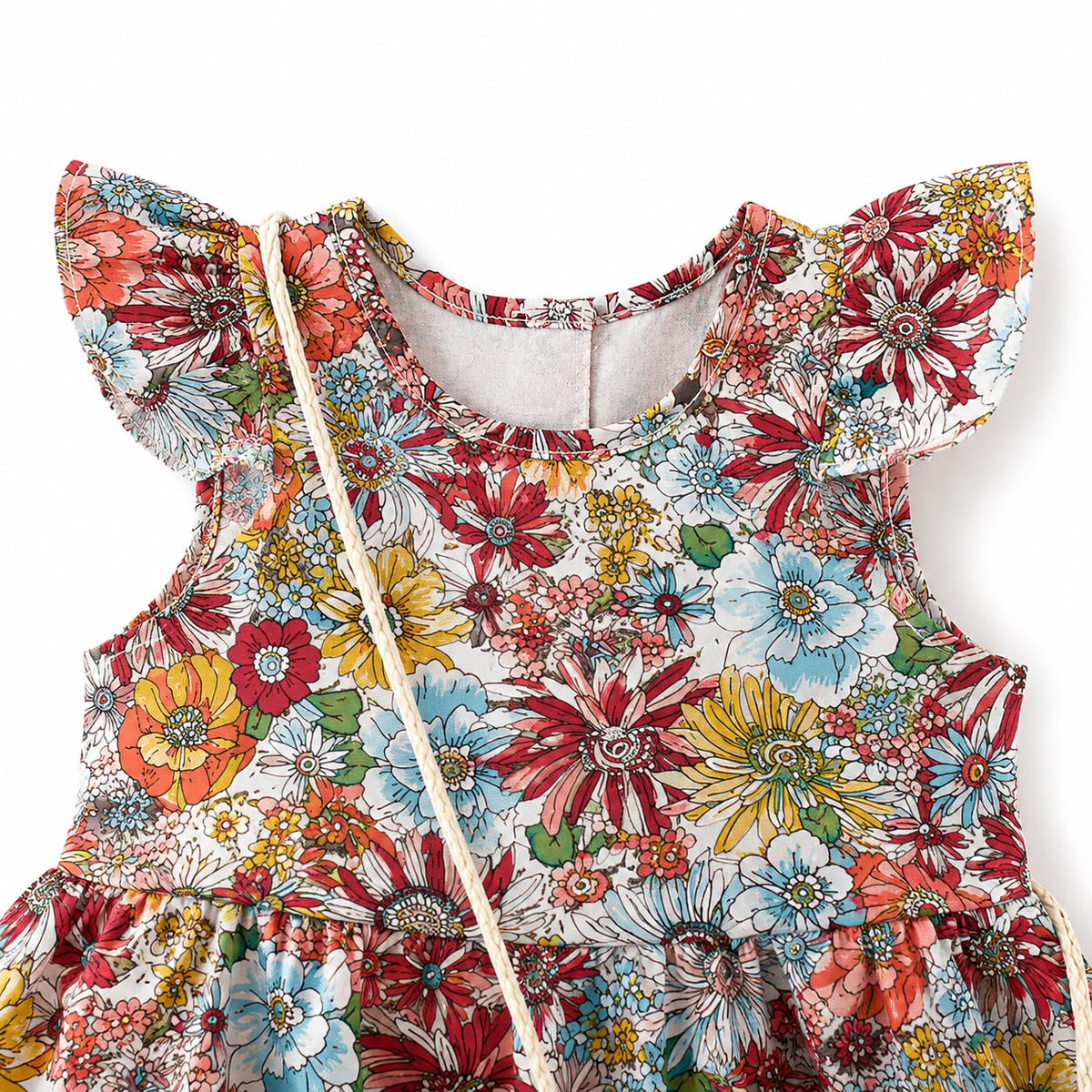 Print Puff Sleeve Dress